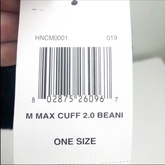 Hurley Unisex Max Cuff Slouchy 2.0 Knit Black Gray Beanie Winter Space Dye - Picture 9 of 11